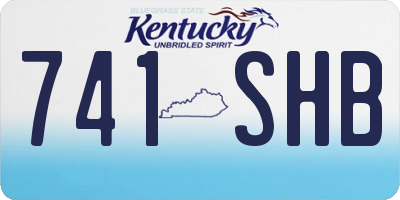 KY license plate 741SHB