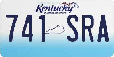 KY license plate 741SRA