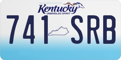 KY license plate 741SRB