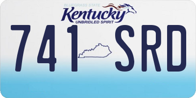 KY license plate 741SRD