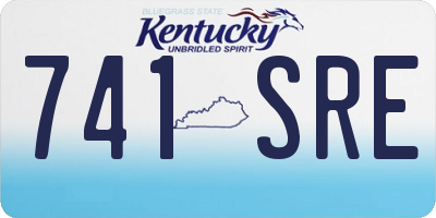 KY license plate 741SRE