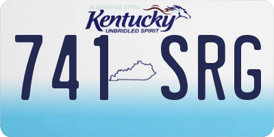 KY license plate 741SRG