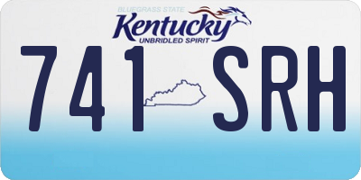 KY license plate 741SRH