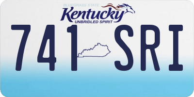 KY license plate 741SRI