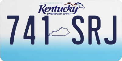 KY license plate 741SRJ