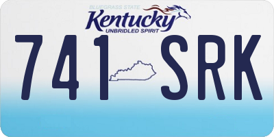 KY license plate 741SRK