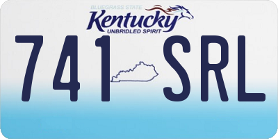 KY license plate 741SRL