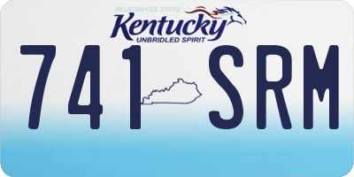 KY license plate 741SRM