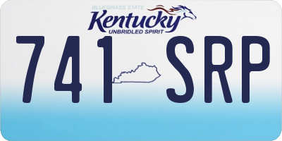 KY license plate 741SRP