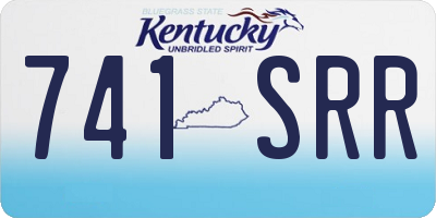 KY license plate 741SRR