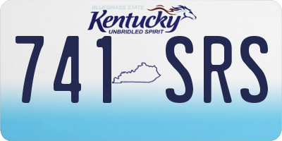 KY license plate 741SRS