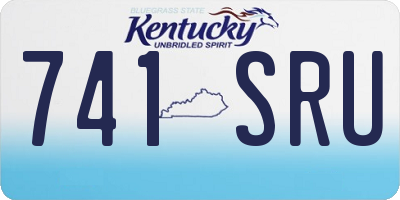 KY license plate 741SRU