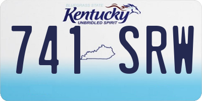 KY license plate 741SRW