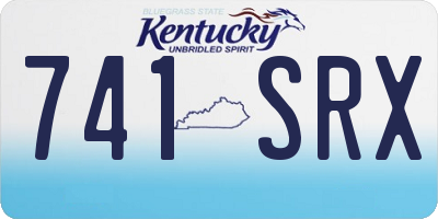 KY license plate 741SRX