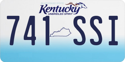 KY license plate 741SSI