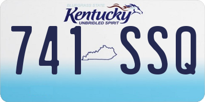 KY license plate 741SSQ