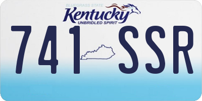 KY license plate 741SSR