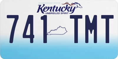 KY license plate 741TMT