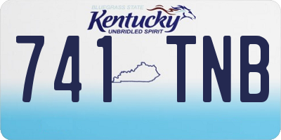 KY license plate 741TNB
