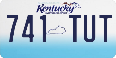 KY license plate 741TUT