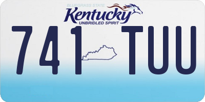 KY license plate 741TUU