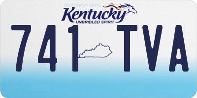 KY license plate 741TVA