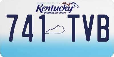 KY license plate 741TVB