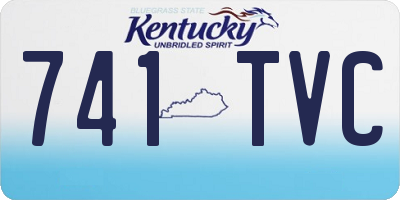 KY license plate 741TVC