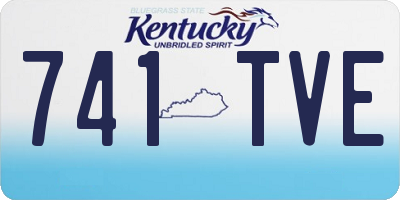KY license plate 741TVE