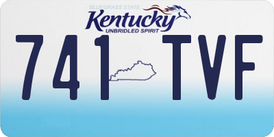 KY license plate 741TVF