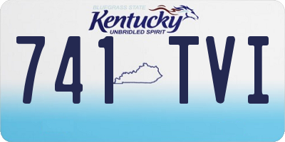 KY license plate 741TVI