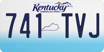 KY license plate 741TVJ