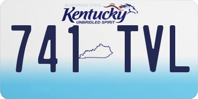 KY license plate 741TVL