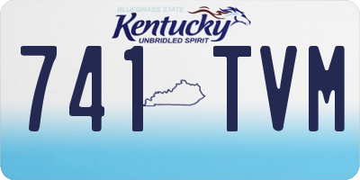 KY license plate 741TVM