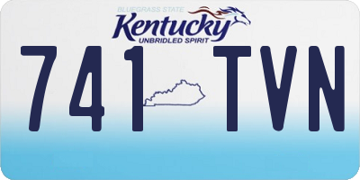 KY license plate 741TVN