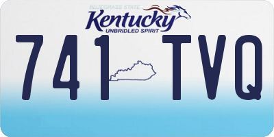 KY license plate 741TVQ