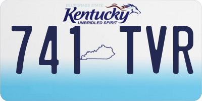 KY license plate 741TVR