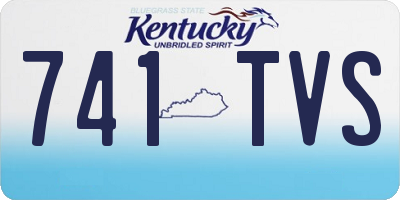 KY license plate 741TVS