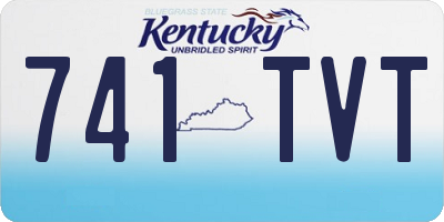 KY license plate 741TVT