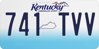 KY license plate 741TVV