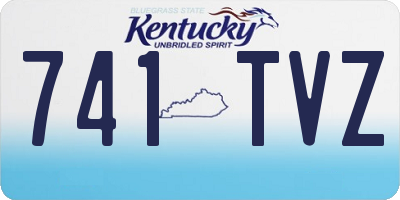 KY license plate 741TVZ