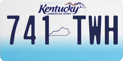 KY license plate 741TWH