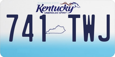 KY license plate 741TWJ