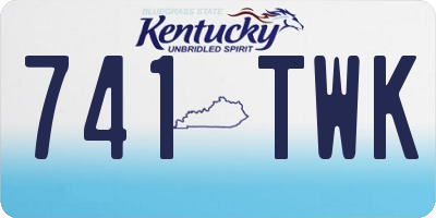 KY license plate 741TWK