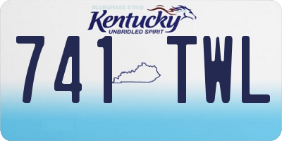 KY license plate 741TWL