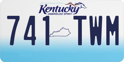 KY license plate 741TWM