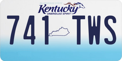 KY license plate 741TWS