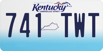 KY license plate 741TWT