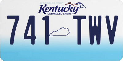 KY license plate 741TWV