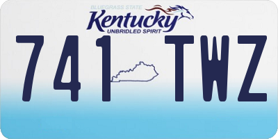 KY license plate 741TWZ